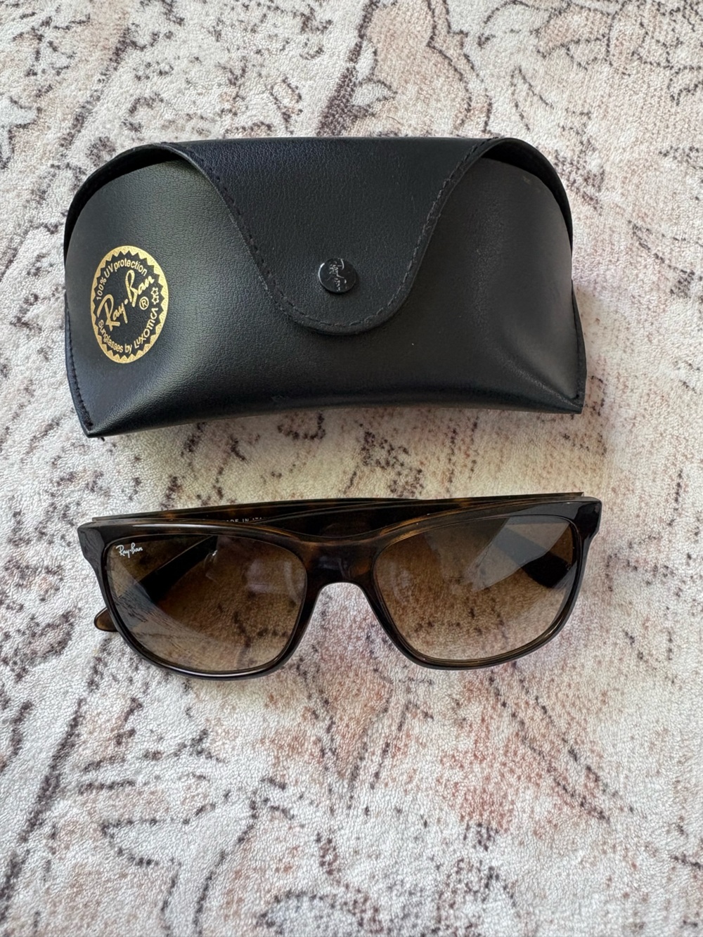 Ray-Ban Tortoise Shell Brown Lens Sunglasses RB 4181